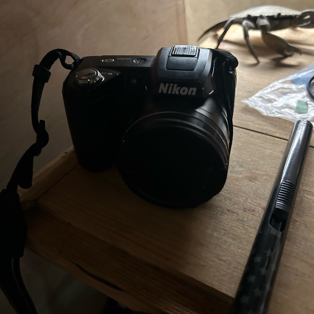 Nikon Black Digital Camera with Strap